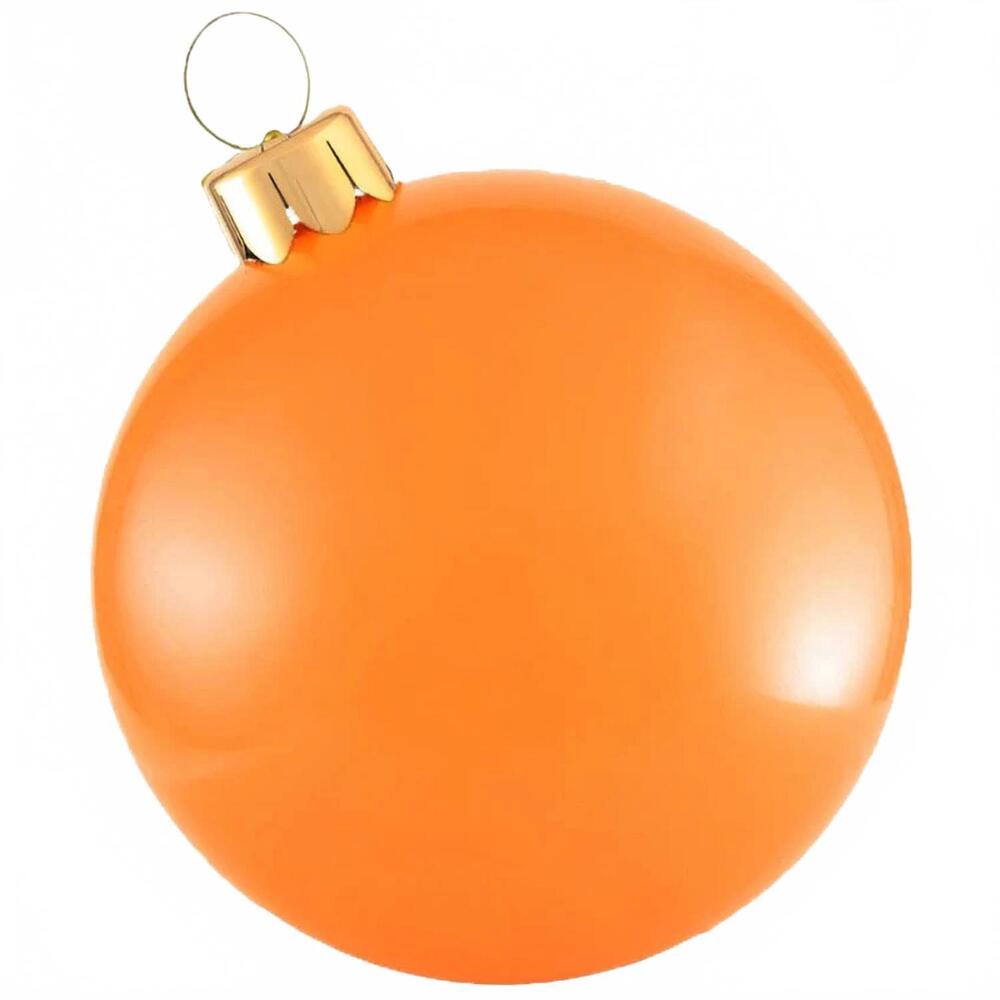 NEW HOLIBALL inflatable ornament - 18" in orange